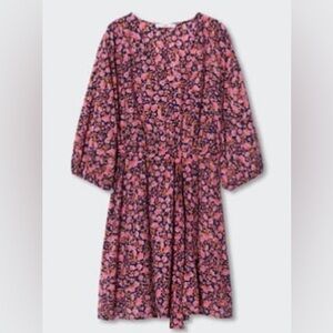 Mango block-print dress